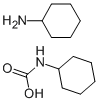 环己胺碳酸盐, 20190-03-8, 结构式
