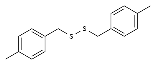 bis[(p-tolyl)methyl] disulphide Struktur