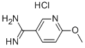 6-METHOXYNICOTINIMIDAMIDE HYDROCHLORIDE Structure