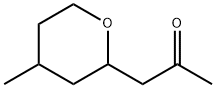 1-(tetrahydro-4-methyl-2H-pyran-2-yl)acetone Structure