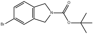 TERT-BUTYL 5-BROMOISOINDOLINE-2-CARBOXYLATE Structure