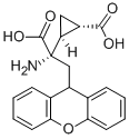 (2S)-2-氨基-2-[(1S,2S)-2-羧基环丙-1-基]-3-(吨-9-基)丙酸,201943-63-7,结构式