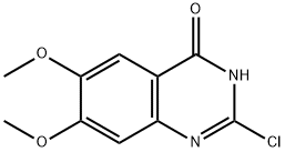 2-CHLORO-6,7-DIMETHOXY-3H-QUINAZOLIN-4-ONE Structure