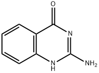 2-氨基-3H-喹唑啉-4-酮 结构式