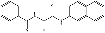 (S)-N-(1-(萘-2-基氨基)-1-氧代丙烷-2-基)苯甲酰胺, 201988-47-8, 结构式
