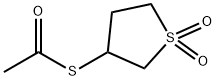 S-(1,1-Dioxothiolan-3-yl) ethanethioate Struktur