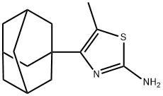 4-(1-金刚烷)-5-甲基-1,3-三唑-2-胺, 201992-89-4, 结构式