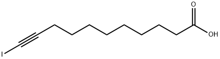 11-ヨード-10-ウンデシン酸ナトリウム 化学構造式