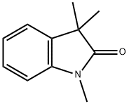 1,3,3-トリメチル-2,3-ジヒドロ-1H-インドール-2-オン 化学構造式