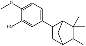 2-methoxy-5-(5,6,6-trimethyl-2-norbornyl)phenol ,20201-72-3,结构式