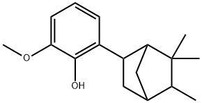 2-methoxy-6-(5,6,6-trimethyl-2-norbornyl)phenol 结构式