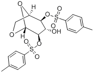 1,6-ANHYDRO-2,4-DI-O-P-TOLUENESULFONYL-BETA-D-GLUCOPYRANOSE Structure