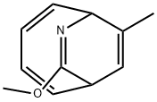 8-Methoxy-10-methyl-7-azabicyclo[4.2.2]deca-2,4,7,9-tetrene 结构式