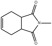 3a,4,7,7a-テトラヒドロ-2-メチル-1H-イソインドール-1,3(2H)-ジオン 化学構造式