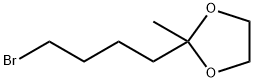 2-(4-Bromobutyl)-2-methyl-1,3-dioxolane Structure