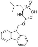 L-ロイシン-N-FMOC (1-13C, 99%) 化学構造式