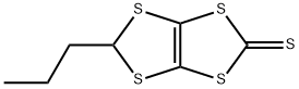 5-プロピル-1,3-ジチオロ[4,5-d][1,3]ジチオール-2-チオン 化学構造式