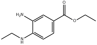 Benzoic acid, 3-amino-4-(ethylamino)-, ethyl ester (9CI) Struktur
