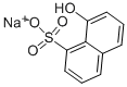 1-NAPHTHOL-8-SULFONIC ACID SODIUM SALT Structure