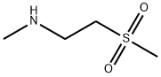 N-メチル-2-(メチルスルホニル)エタンアミン 化学構造式