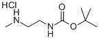 N-BOC-2-(メチルアミノ)エチルアミン塩酸塩 化学構造式