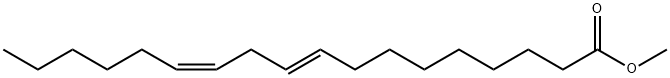 (9Z,12E)-9,12-オクタデカジエン酸メチル 化学構造式