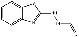 Hydrazinecarboxaldehyde, 2-(2-benzothiazolyl)- (9CI) Structure