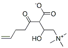 4-pentenoylcarnitine Structure