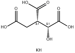 (+)-DS-苏式-异柠檬酸二氢钾,20226-99-7,结构式