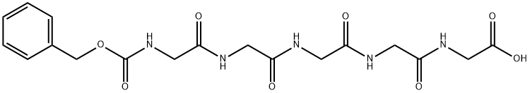 Z-GLY-GLY-GLY-GLY-GLY-OH Structure