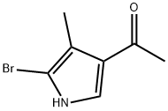 1-(5-Bromo-4-methyl-1H-pyrrol-3-yl)ethanone Structure