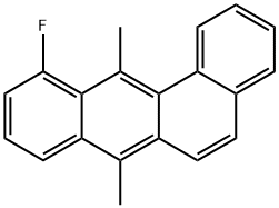 7,12-ジメチル-11-フルオロベンゾ[a]アントラセン 化学構造式