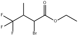 2-溴-3-甲基-4,4,4-三氟丁酸乙酯, 2024-54-6, 结构式