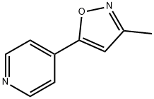 Pyridine, 4-(3-methyl-5-isoxazolyl)- (8CI,9CI) Structure