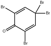 2,4,4,6-テトラブロモ-2,5-シクロヘキサジエノン 化学構造式