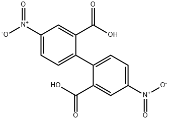4,4'-二硝基-1,1'-联苯-2,2'-二羧酸,20246-81-5,结构式