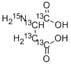 l-aspartic acid-13c4,15n Structure