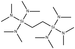 1,2-ビス[トリス(ジメチルアミノ)シリル]エタン 化学構造式