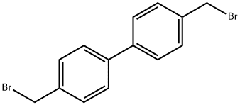4,4'-Bis(bromomethyl)biphenyl Struktur