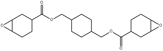1,4-Cyclohexanedimethanol bis(3,4-epoxycyclohexanecarboxylate) Struktur