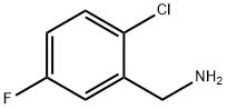 2-氯-5-氟苄胺, 202522-23-4, 结构式
