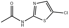 2-ACETAMIDO-5-CHLOROTHIAZOLE 化学構造式