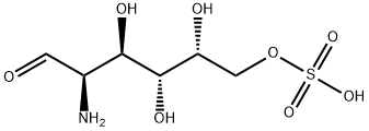 D-Galactosamine-6-O-sulphate Struktur