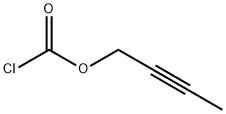 2-丁炔-1-基氯甲酸酯, 202591-85-3, 结构式