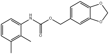 Carbamic acid, (2,3-dimethylphenyl)-, 1,3-benzodioxol-5-ylmethyl ester (9CI)|