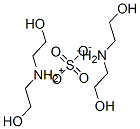 bis[bis(2-hydroxyethyl)ammonium] sulphate Structure