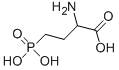 DL-2-AMINO-4-PHOSPHONOBUTYRIC ACID Structure