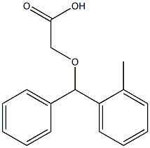 (PHENYL-O-TOLYL-METHOXY)-ACETIC ACID 结构式