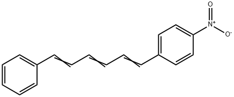 1-(4-硝基苯基)-6-苯基己三烯 结构式