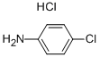 4-クロロアニリン 塩酸塩 化学構造式